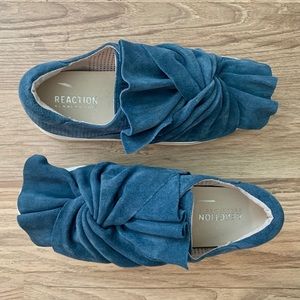 Kennth Cole Reaction Platform Suede Sneakers Sz 6